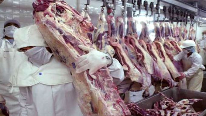 Exportaciones de carne vacuna aumentaron 33%